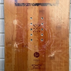 スノーボード 板　KRAFT 144cm バンブーコア　スノボ　グラトリの画像