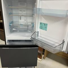 【店頭お渡し】☆未使用☆2025年製3ドア（286L）冷凍冷蔵庫　スリム幅54㌢の画像