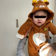 トナカイロンパース　70サイズの画像