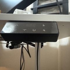 【即日】Alebert 昇降デスク 160cm（ホワイト）の画像