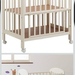 カトージ　ベビーベッド　組立式
　の画像