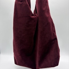 ショルダーバッグ ハンドバッグ バーガンディーの画像