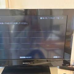 録画機能付きテレビの画像