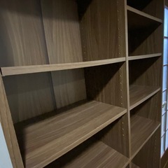 【定価20,180円】本棚　奥行29.5cm×幅88cm×高さ180cm 種別：ウォールナットの画像