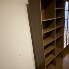 【定価20,180円】本棚　奥行29.5cm×幅88cm×高さ180cm 種別：ウォールナットの画像