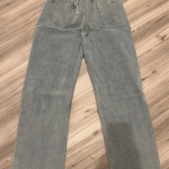 ワイドデニム レディース 未使用の画像