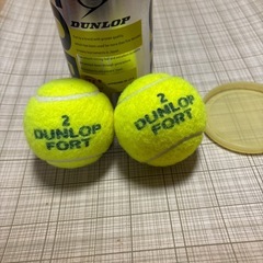 テニスボール2個の画像
