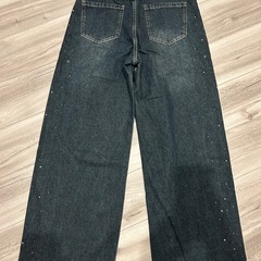 ワイドデニム レディース 未使用の画像