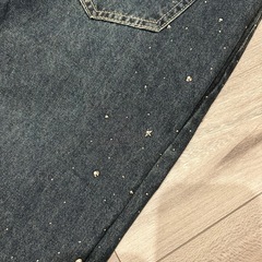 ワイドデニム レディース 未使用の画像