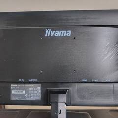 iiyama パソコンワイドモニター　23インチ　+電源コード　+HDMI接続コードの画像