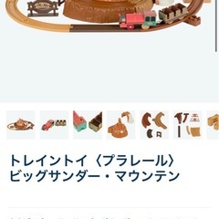 プラレール ビックサンダーマウンテンプレイセットの画像