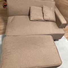 ミニクッション付きカウチソファーの画像