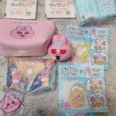 ちいかわももんが、おぱんちゅうさぎキャラクターグッズまとめ売り300円の画像