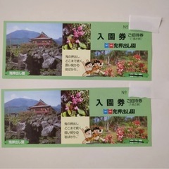 鬼押出し園　入園券2枚の画像