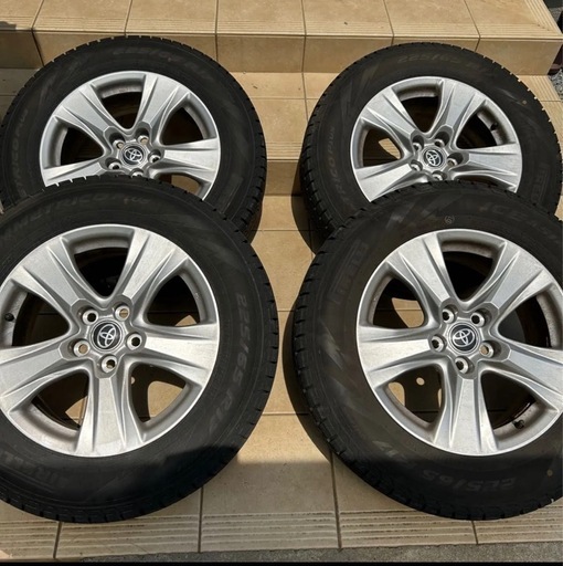 ハリアー80 純正ホイールスタッドレス (Y) 小針のタイヤ、ホイールの