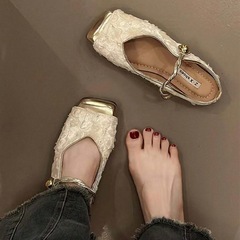 スリッポンミュールサンダル 23cmの画像