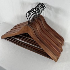 木製 ハンガー お揃い 12本　の画像