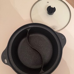 二食鍋/卓上鍋/仕切り鍋26cmの画像