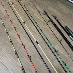 釣竿　まとめて　船　リールの画像