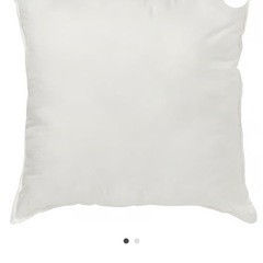 新品【IKEA】GURLI クッションカバー 白+ INNER　インナークッション セットの画像