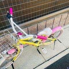 キッズ自転車の画像
