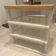 状態良し！衣装ケース（大３段・小２段）の画像