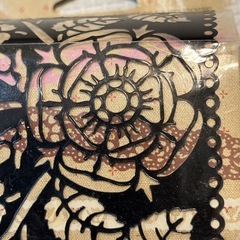 ワイドレースボーダー　インテリアレースステッカーシールの画像