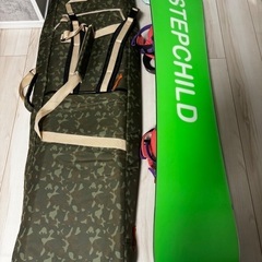 【スノーボードセット】板、ヴィンディング、ブーツ、ケースの画像