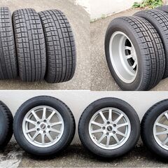 スタッドレス＆アルミホイール4本セット中古 セレナ195/65/Ｒ15　2018年製の画像