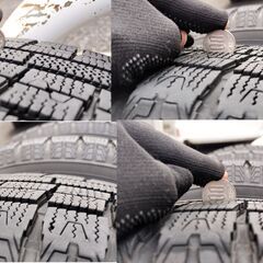 スタッドレス＆アルミホイール4本セット中古 セレナ195/65/Ｒ15　2018年製の画像