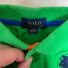 ②POLOラルフローレン　ポロシャツ、緑90サイズの画像