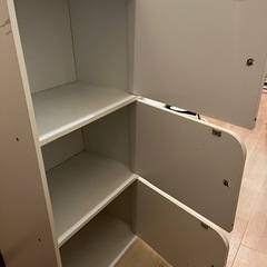 【取りに来ていただける方限定】3段棚　白の画像