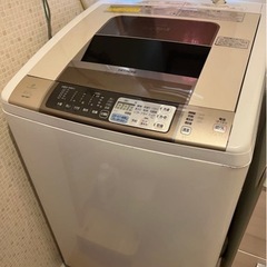 8kg★早い者勝ち‼️日立 BEAT WASH BW-D8KV 洗濯乾燥機　洗濯機の画像