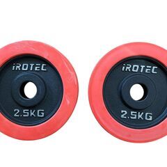★IROTEC アイロテック ラバープレート2.5kg2枚の画像