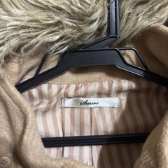 ファー付きショート丈ダッフルコート ベージュ
の画像