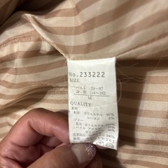 ファー付きショート丈ダッフルコート ベージュ
の画像