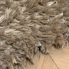 【ラグ】厚手、グレー、ベージュ、グレージュ、ラメの画像