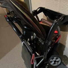 二人乗り　ベビーカーの画像