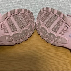37女性用スニーカーピンク色
の画像