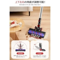 ダイソン並の吸引力⭐️掃除機 コードレス 最新&45000pa ハンディ 液晶の画像