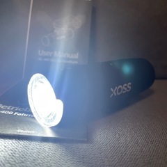 高輝度400ルーメン！ XOSS XL400 自転車ライト アルミニウム ヘッドライト ハンドルバー USB充電式 Type-Cの画像