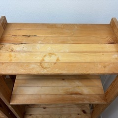 木の棚２セットの画像