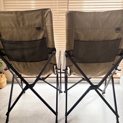 アウトドア ハイバック チェア キャンプ 折りたたみ　椅子の画像