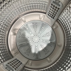洗濯機　AQUA AQW -V7E9(KW)の画像