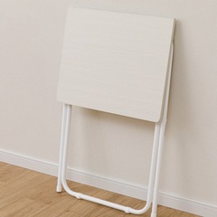 【ニトリ】折りたたみテーブル(ホワイトテーブル)の画像