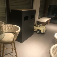 美品　店舗　ゴミ箱　収納箱の画像