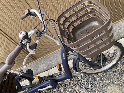 ブリヂストン】 ラクットワゴンFW0B40電動アシスト三輪車 ネイビー