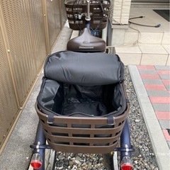 【ブリヂストン】 ラクットワゴンFW0B40電動アシスト三輪車 ネイビーの画像