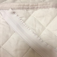 【予約中】ニトリ 敷きパッド ダブルサイズ（140×200cm）グレーの画像