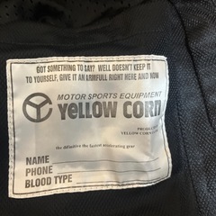 yellow cornナイロンジャケットの画像